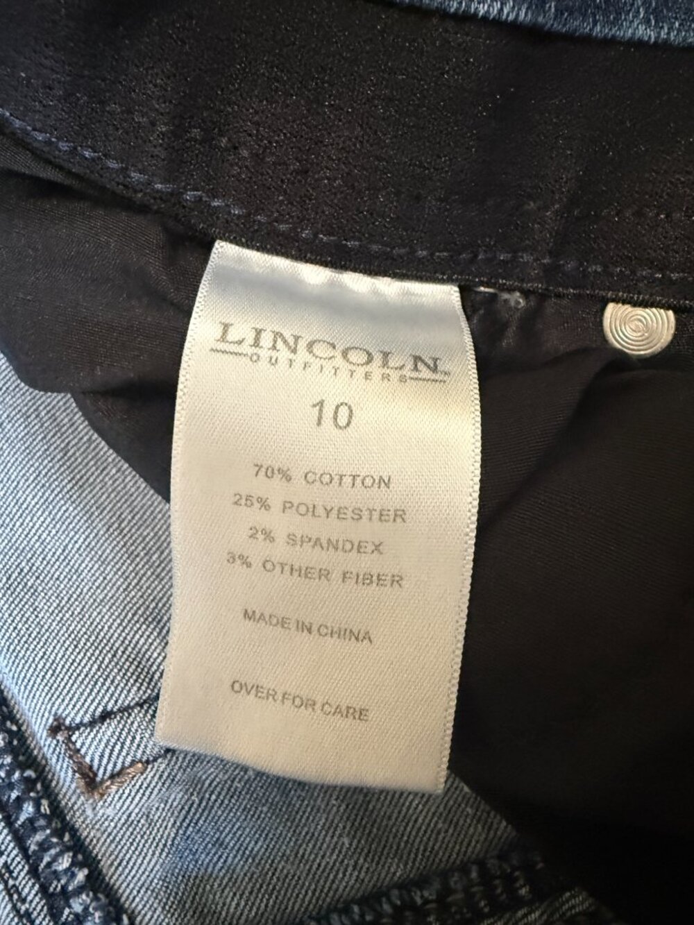 Lincoln Outfitters Women's Straight Leg Jeans Size 10 - Picture 6 of 12